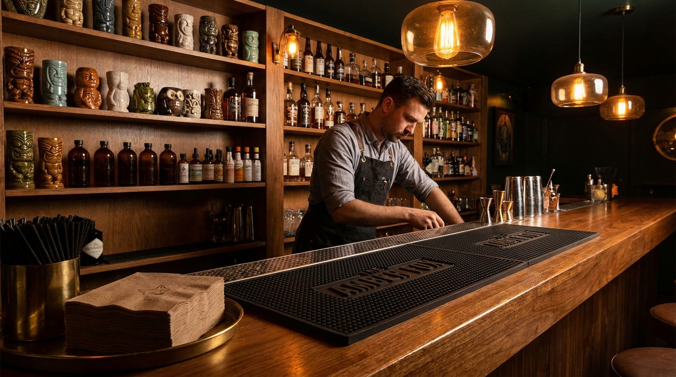 Hospitality setting with Much Better products