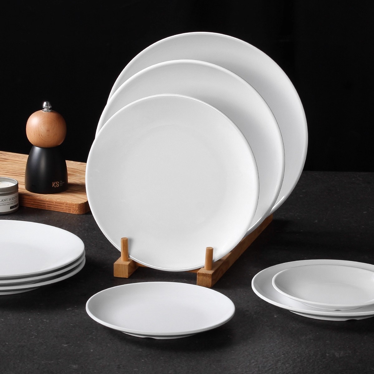 12-Piece White Serving Set