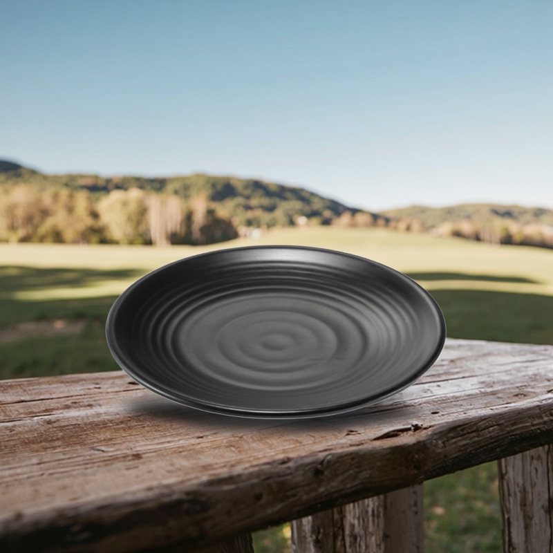 Black Charger Plate