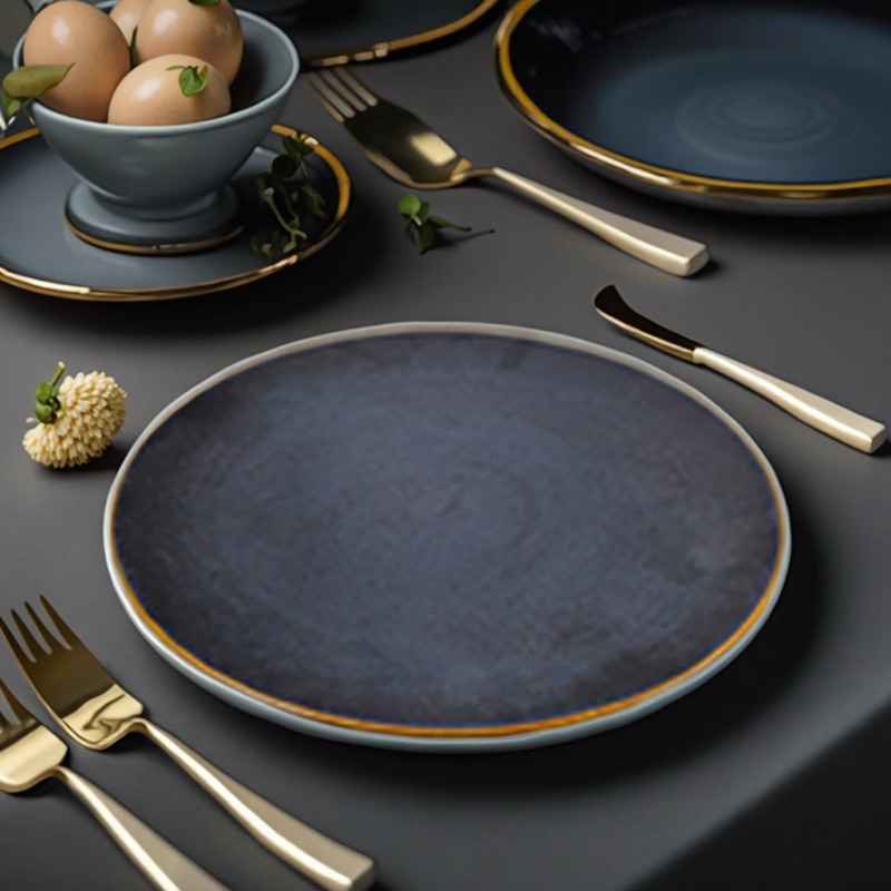 Black Matte Dinnerware Set