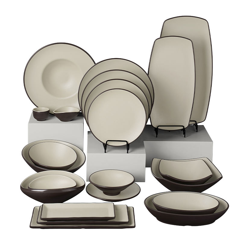 StoneGrey Melamine Dinnerware
