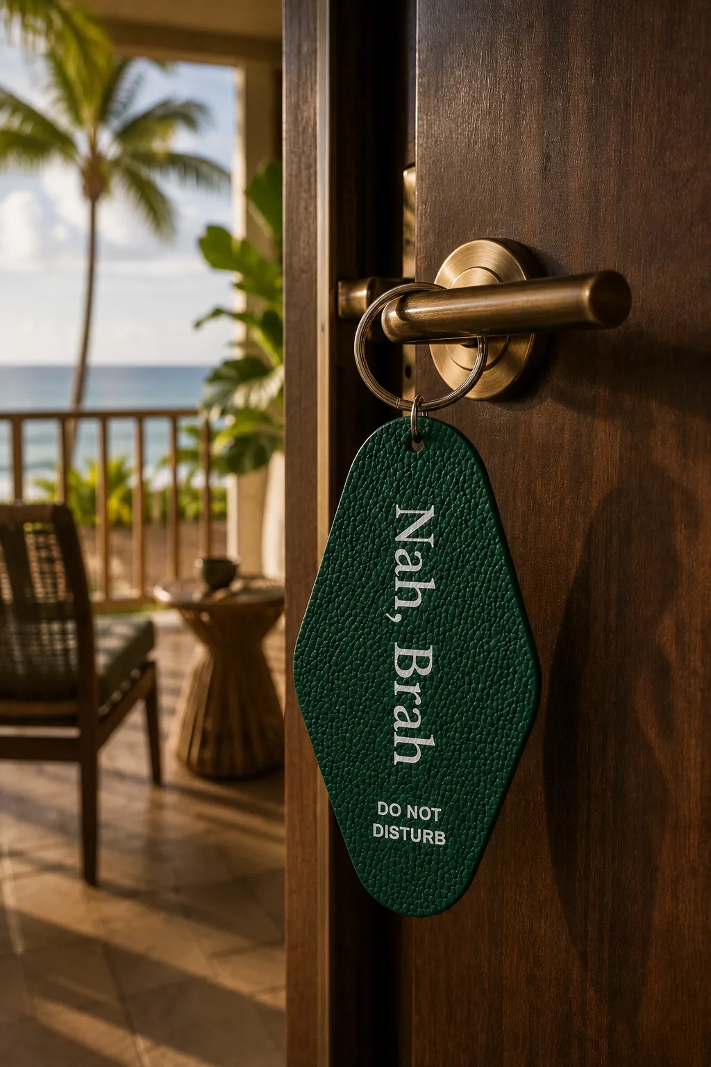 Nah, Brah — Custom Door Hanger